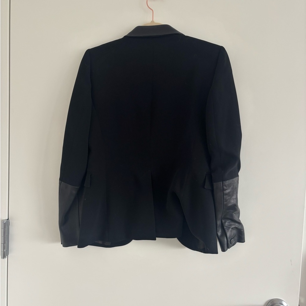Rag and Bone Blazer with Leather Trim - Picture 4 of 4